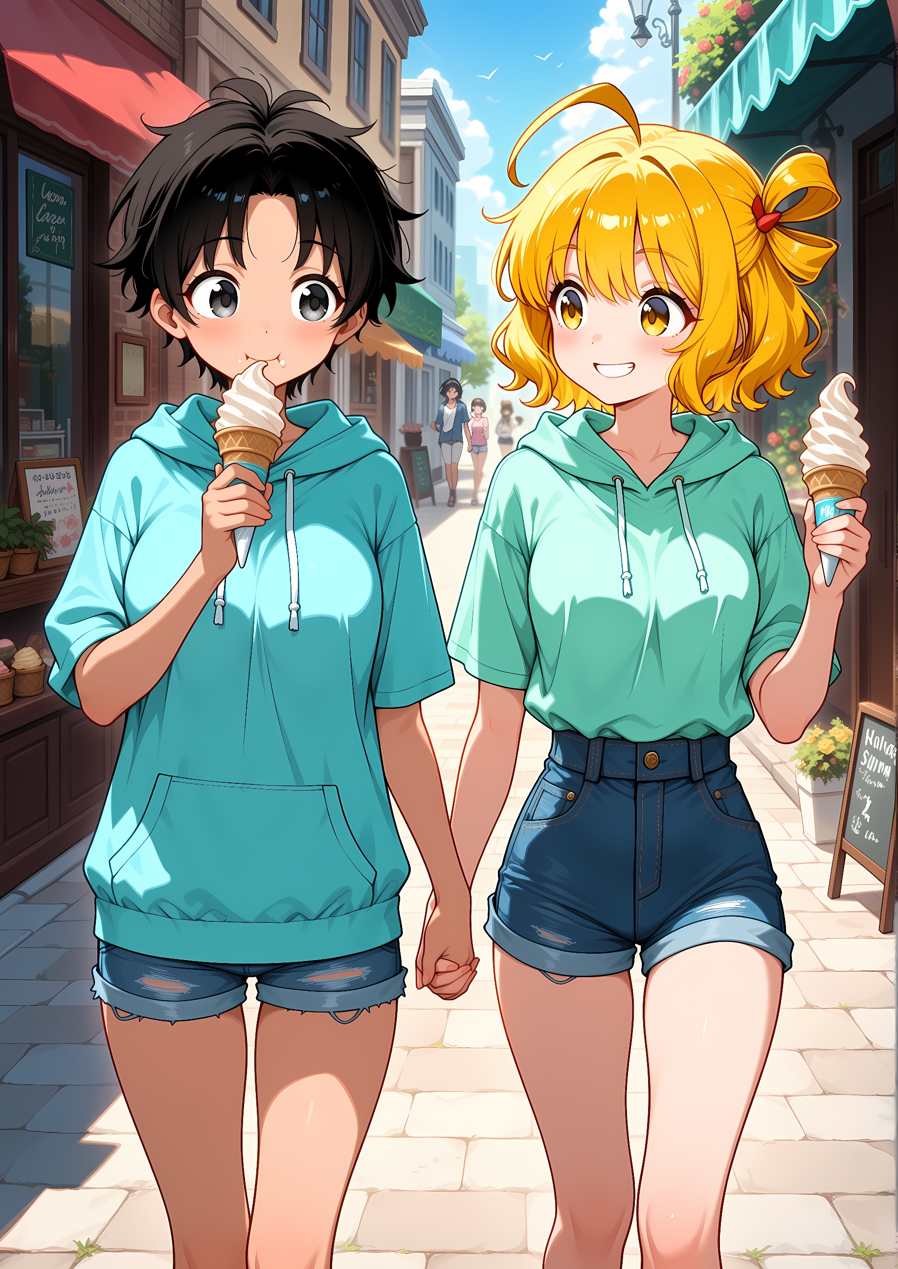親友の二人