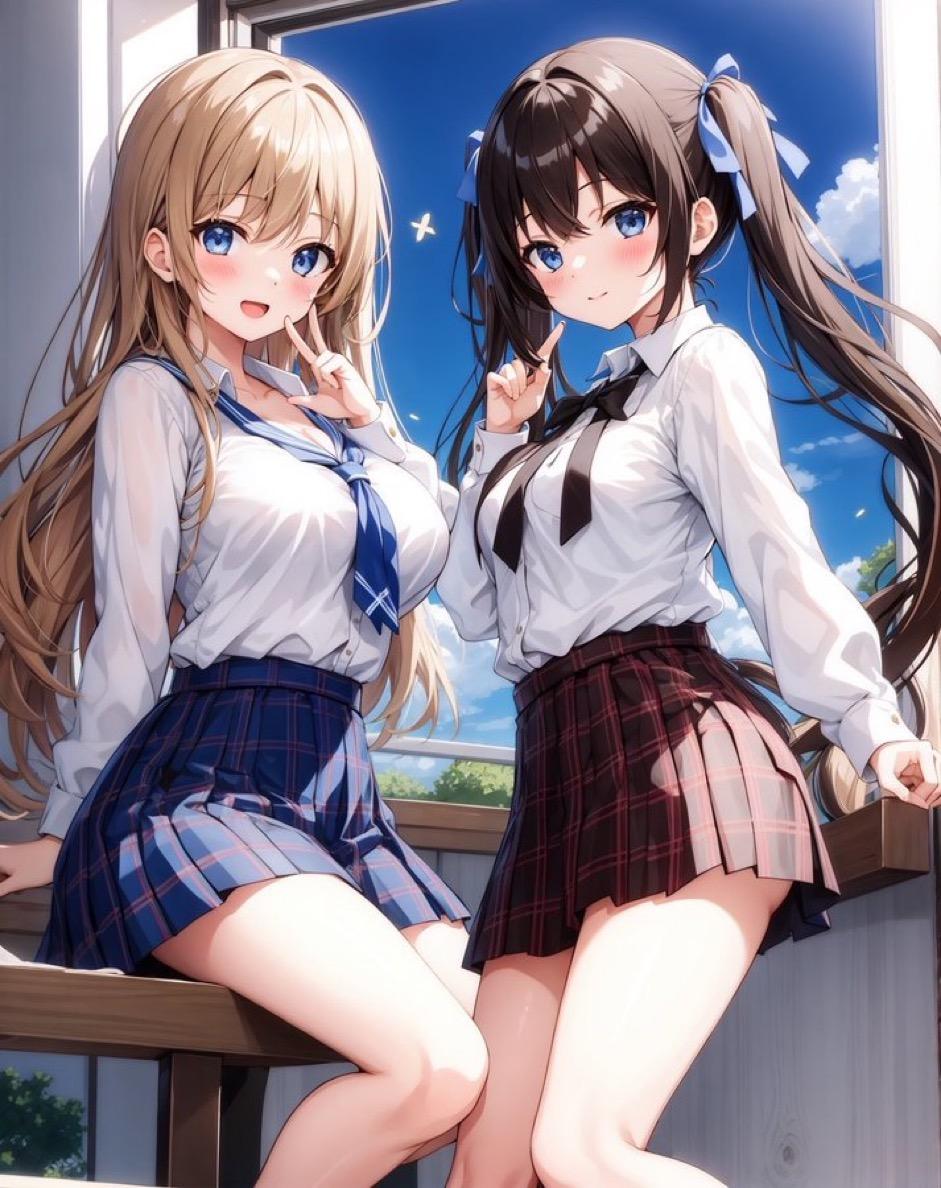 おはよう 2girls