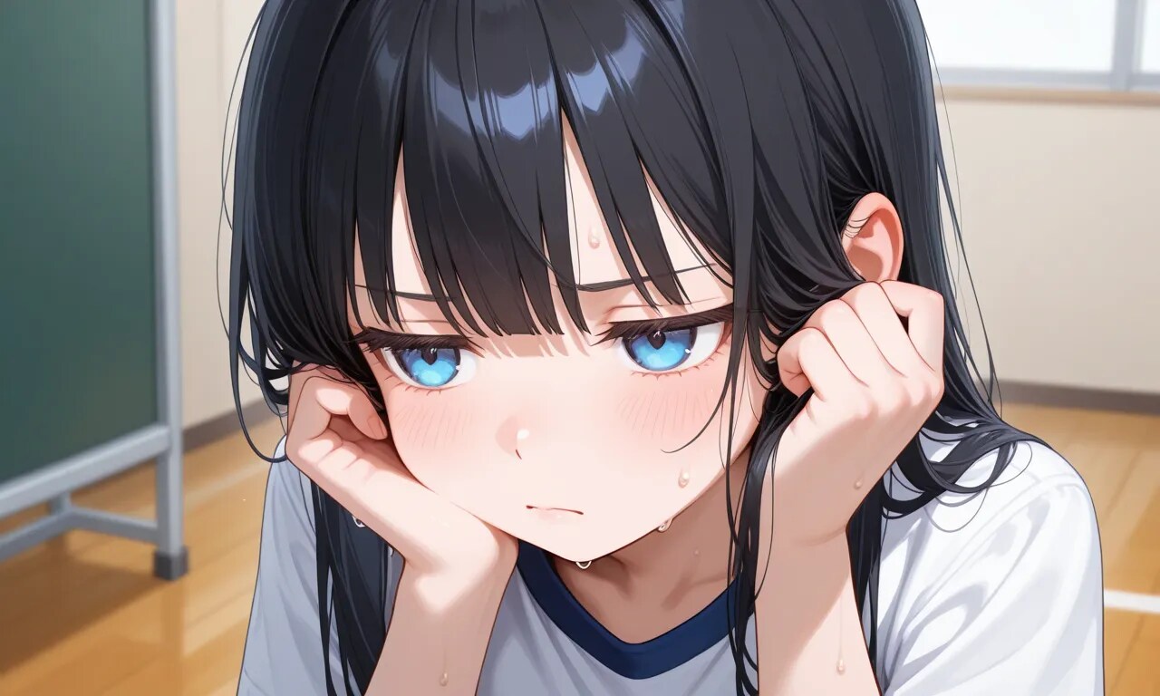 「あつい・・・体育やだな～」