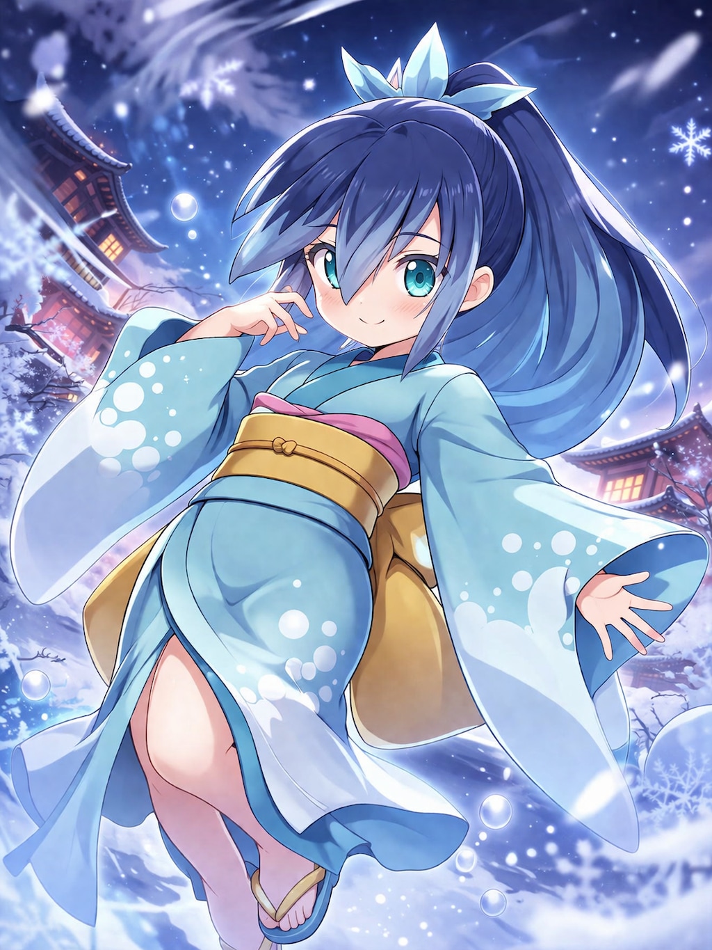 ふぶき姫と百鬼姫