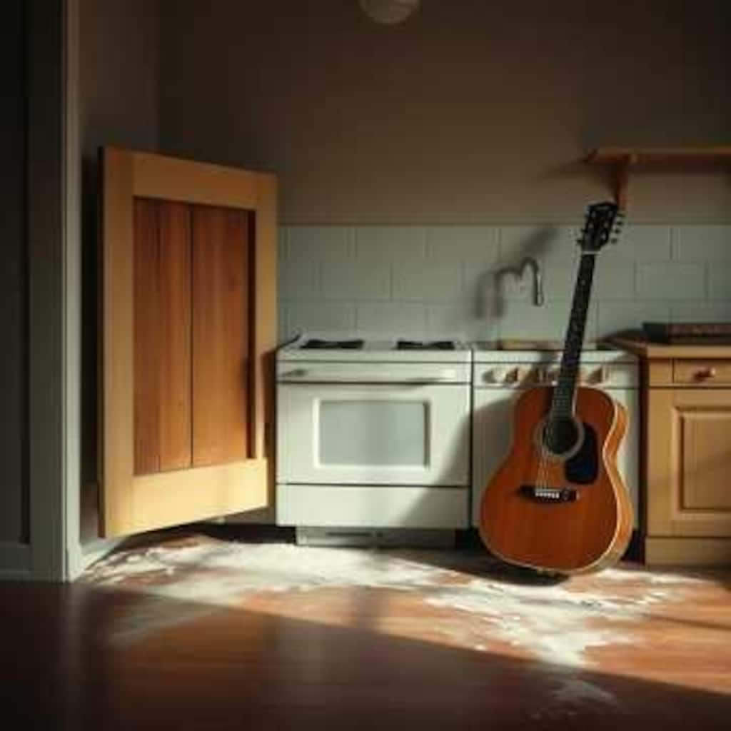 教会とギター(音楽のカバー写真)