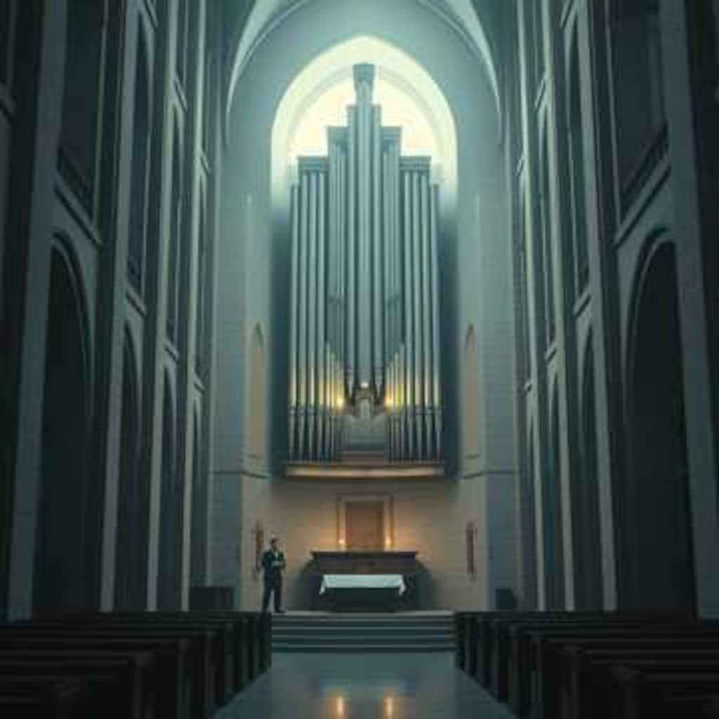 教会とギター(音楽のカバー写真)