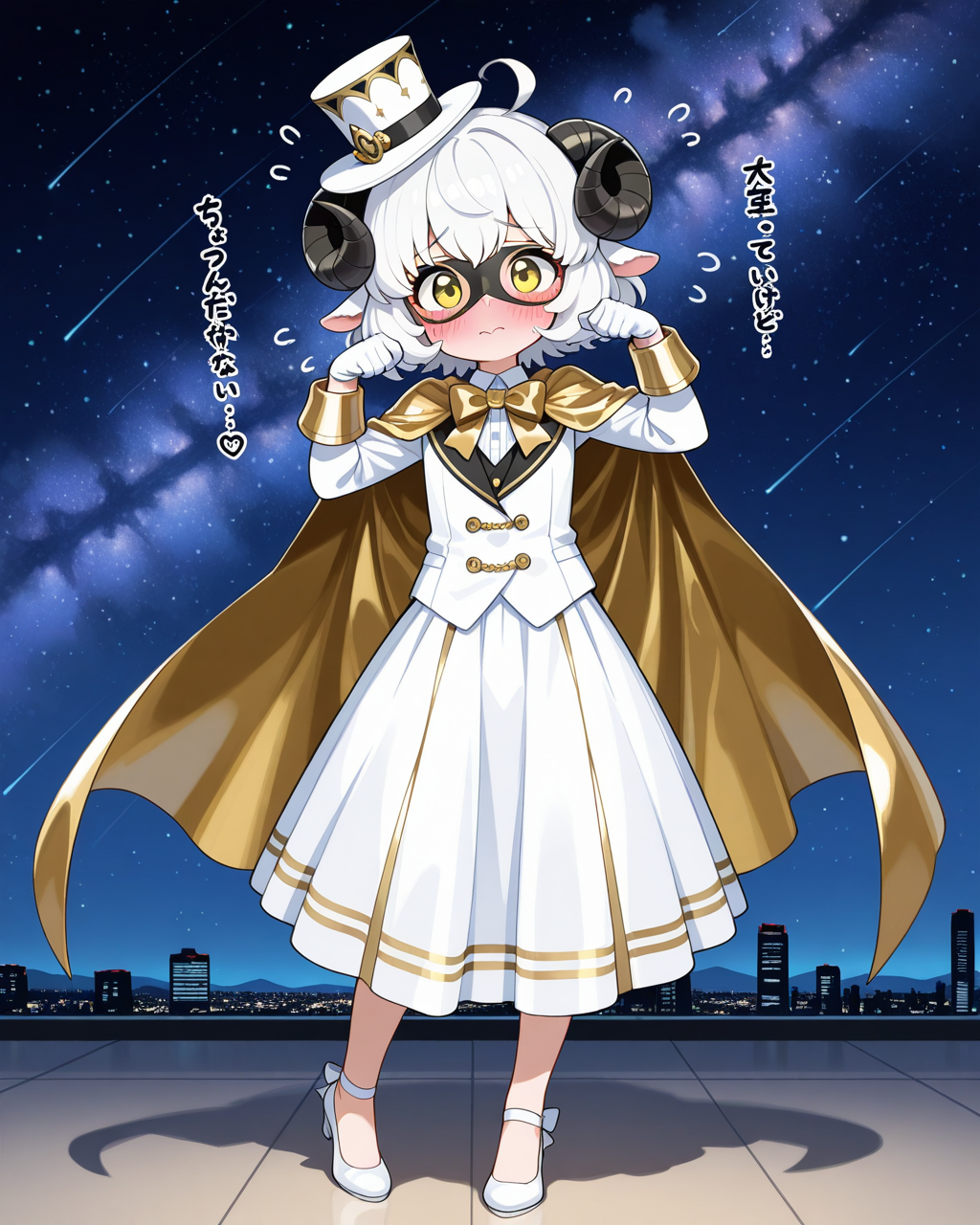 え・・・えっとぉ・・・わ、わたしは・・・・め、メイでは・・・な、ないっ！！