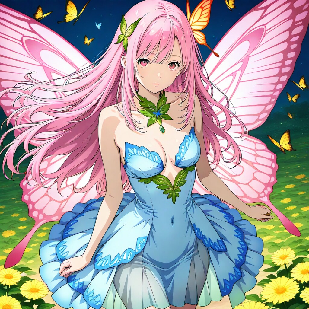 蝶々の妖精 | の人気AIイラスト・グラビア