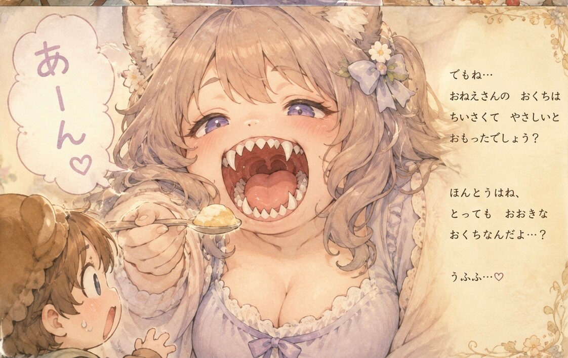 おねえさんのおくちのひみつ | の人気AIイラスト・グラビア