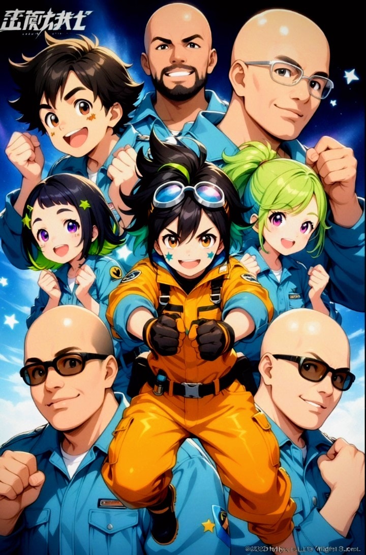 とんちんかんの　　　　　　　　　　プロンプト化　　　　　　　　　　　　　　　　再生成実験。　　　　　　　　　　　　　　　生成されたら、　　　　　　　　　　宇宙漫画と､不良の漫画😅