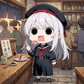 立ち食い寿司を頂くえらいこっちゃ嬢 2枚目