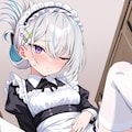 青髪クールメイドさん 7枚目