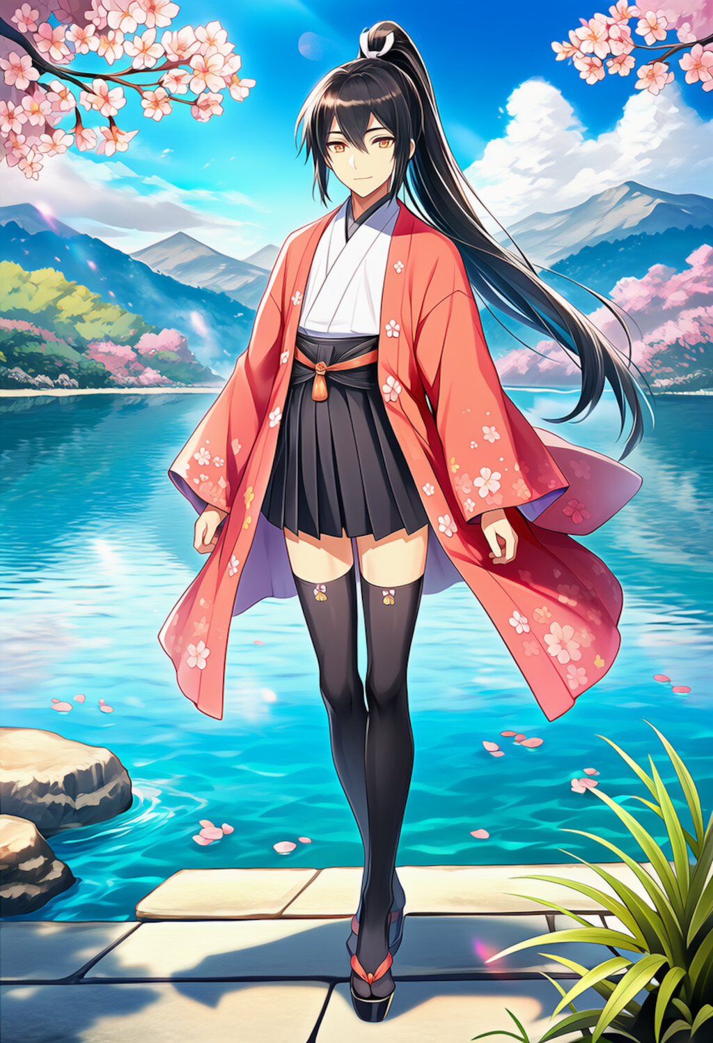 女装したイケメン