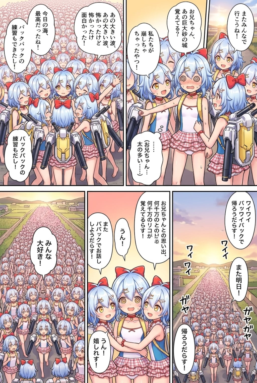 リコちゃんになっちゃった司令官とリコちゃん達のコミック#∞2