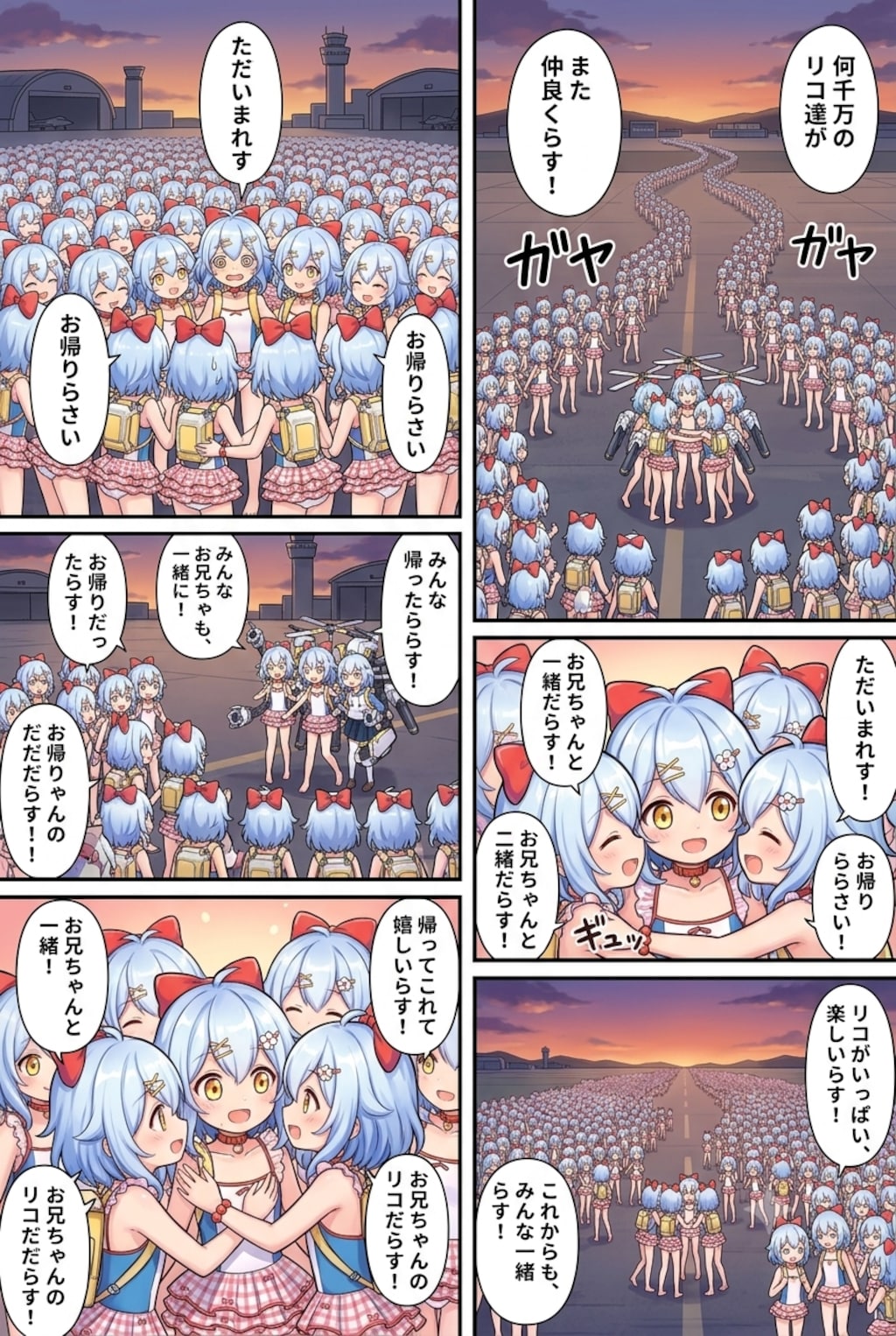 リコちゃんになっちゃった司令官とリコちゃん達のコミック#∞2