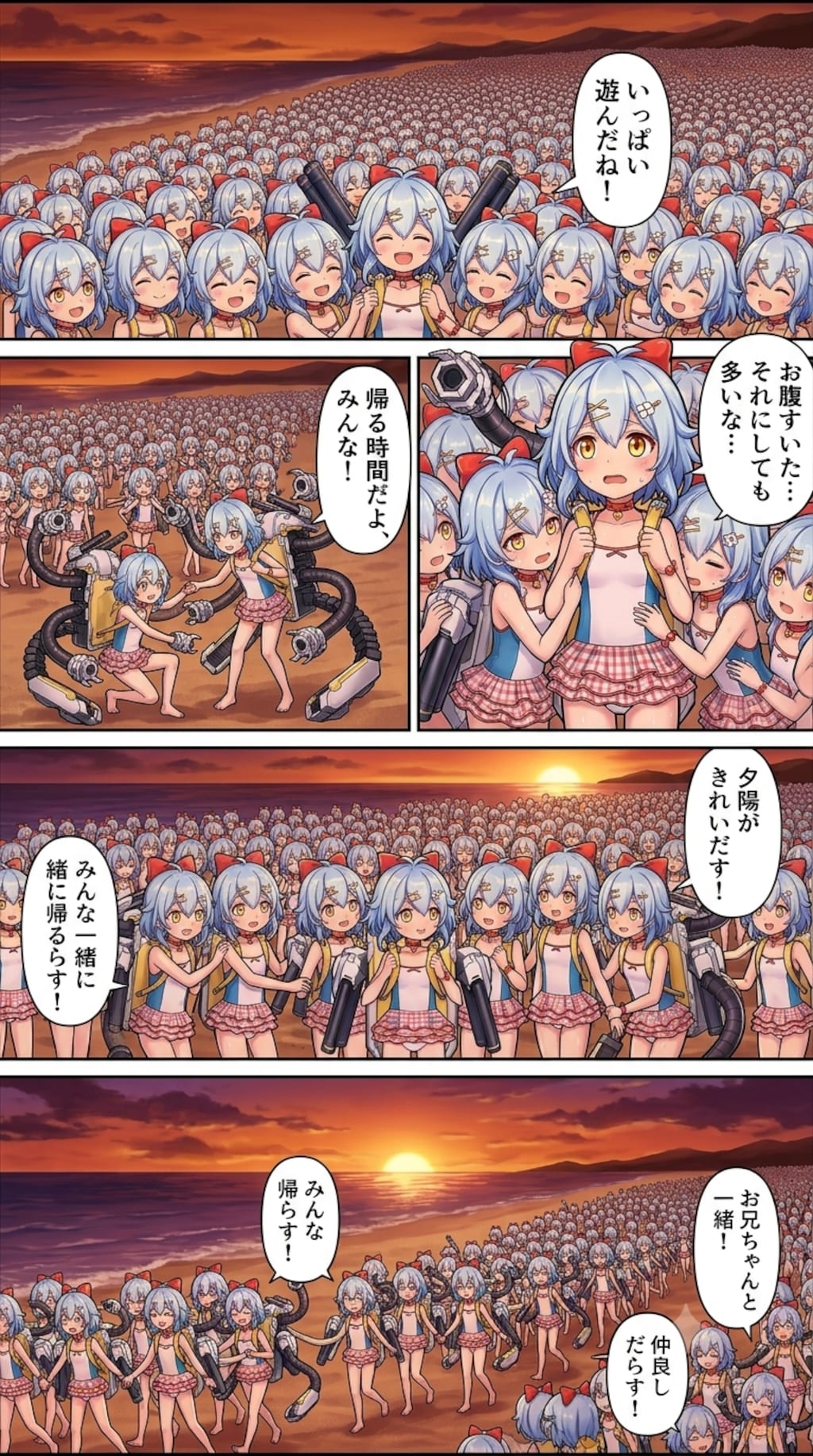 リコちゃんになっちゃった司令官とリコちゃん達のコミック#∞2