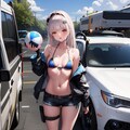 NIKKE メガニケのソリン(水着,クリスマス) 2枚目