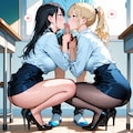 先生のお口比べ♡（ぅあぁ゛・・どっちのフェラもたまんねぇ！） 4枚目