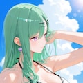 八雲べに　黒ビキニ 3枚目