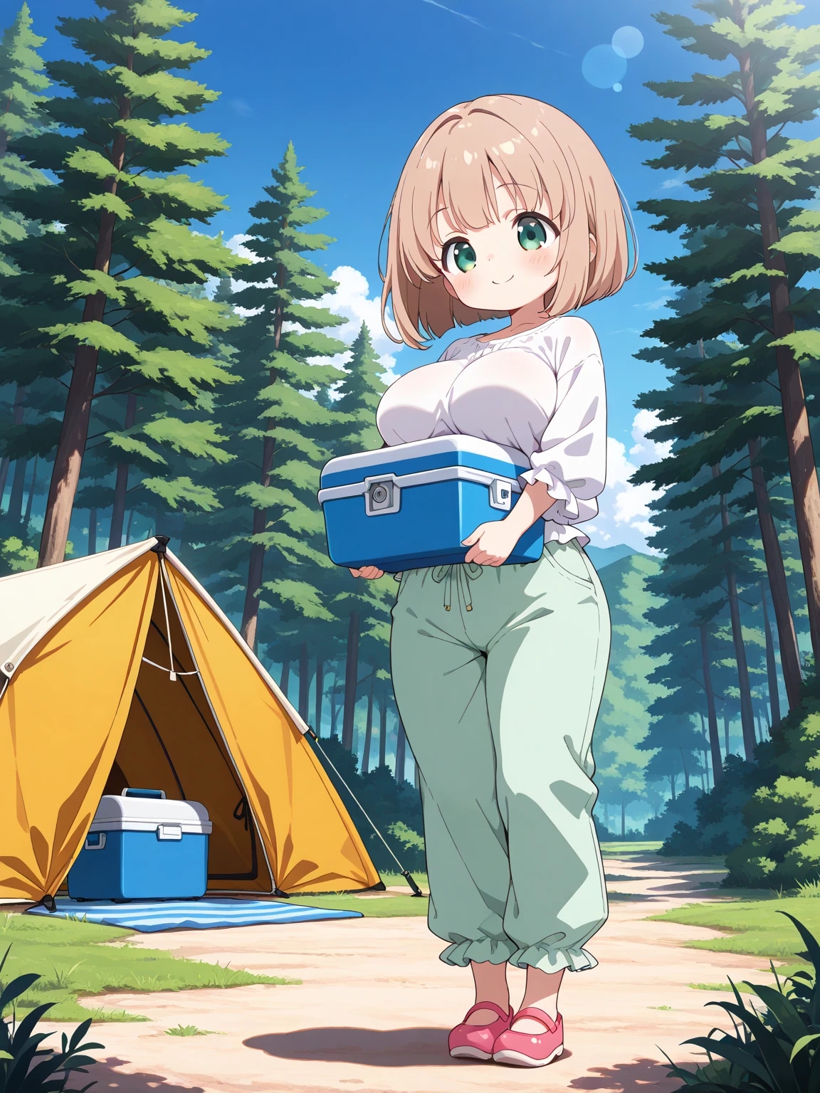 らぶりーがーるずとキャンプ場 | の人気AIイラスト・グラビア