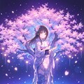 妖しく咲き誇る霞桜 2枚目