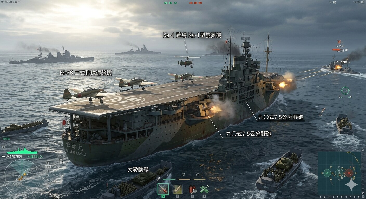 WoWS あきつ丸