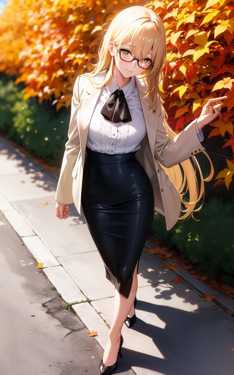 メガネのお姉さん
