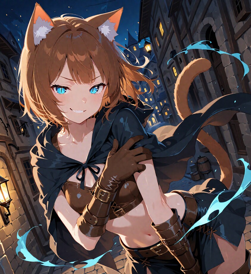 猫人の私を捕まえられるかな？