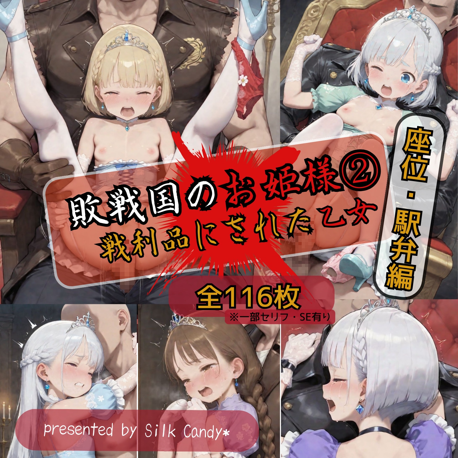 敗戦国のお姫様の受難②💞　座位・駅弁編💞