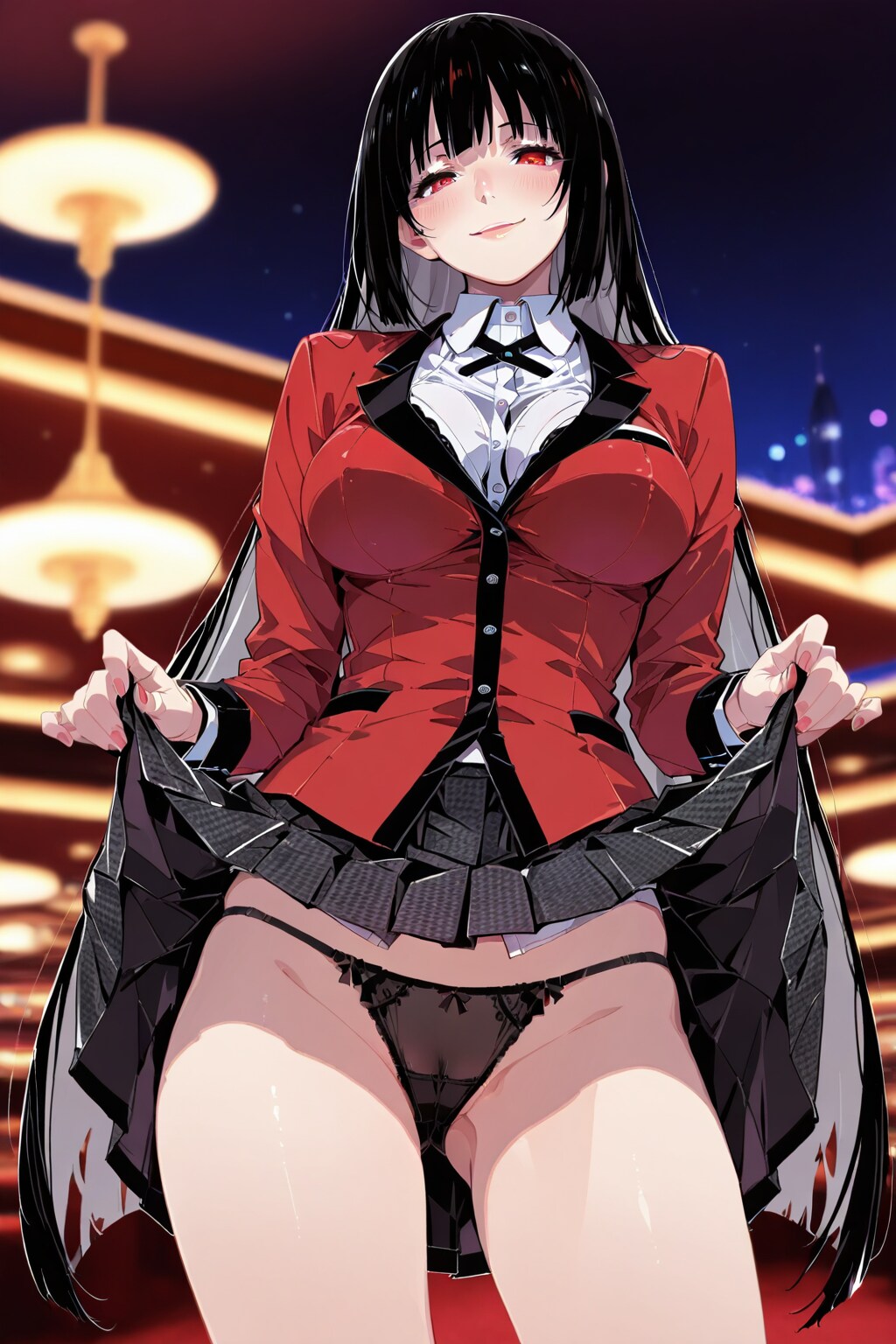 夢子のパンチラ