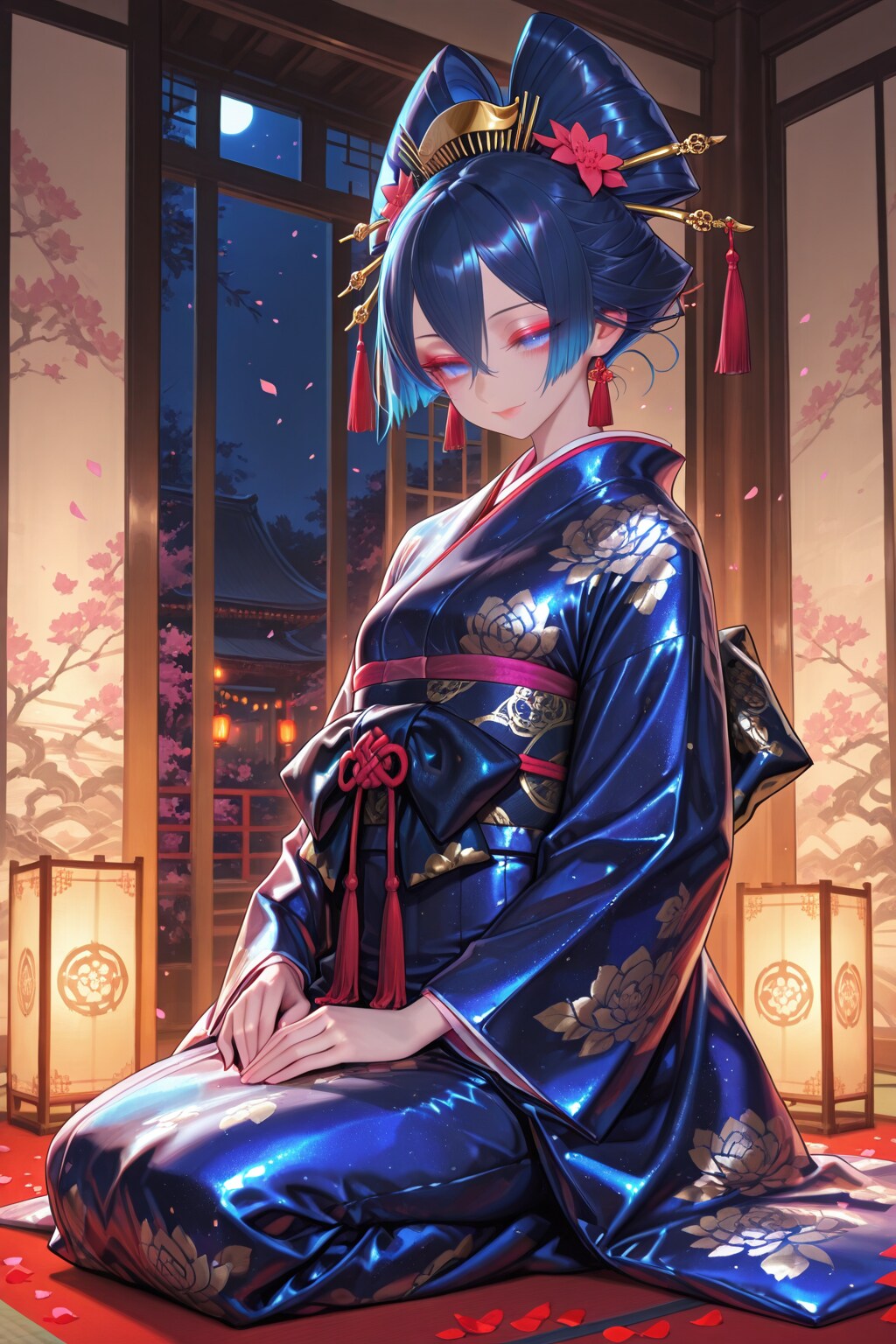 かおりちゃん　花魁メイク
