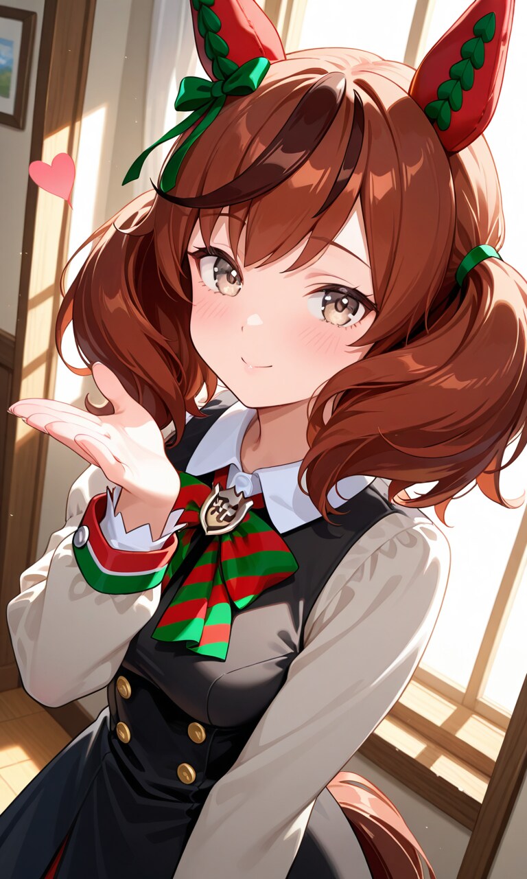 投げキッスしてくれるネイチャさん