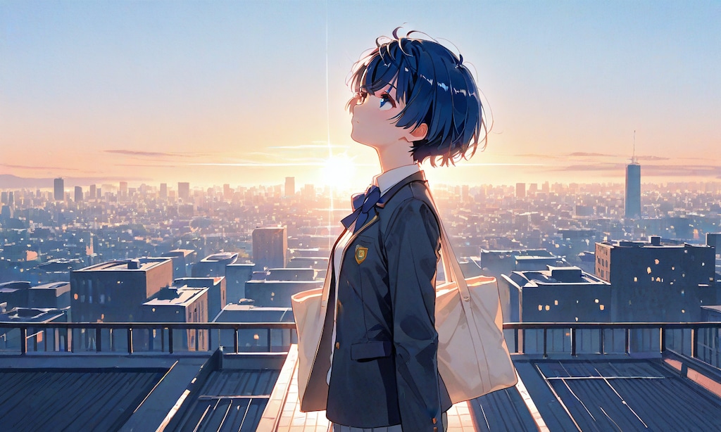 高い空だよ柑菜ちゃん