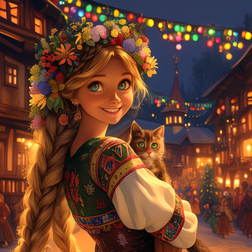 伝統衣装と花飾り | の人気AIイラスト・グラビア