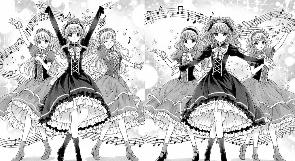 お嬢様のお清楚ダンス♪（仲良しパーティーダンス♪最後の2枚はフィギュア風）