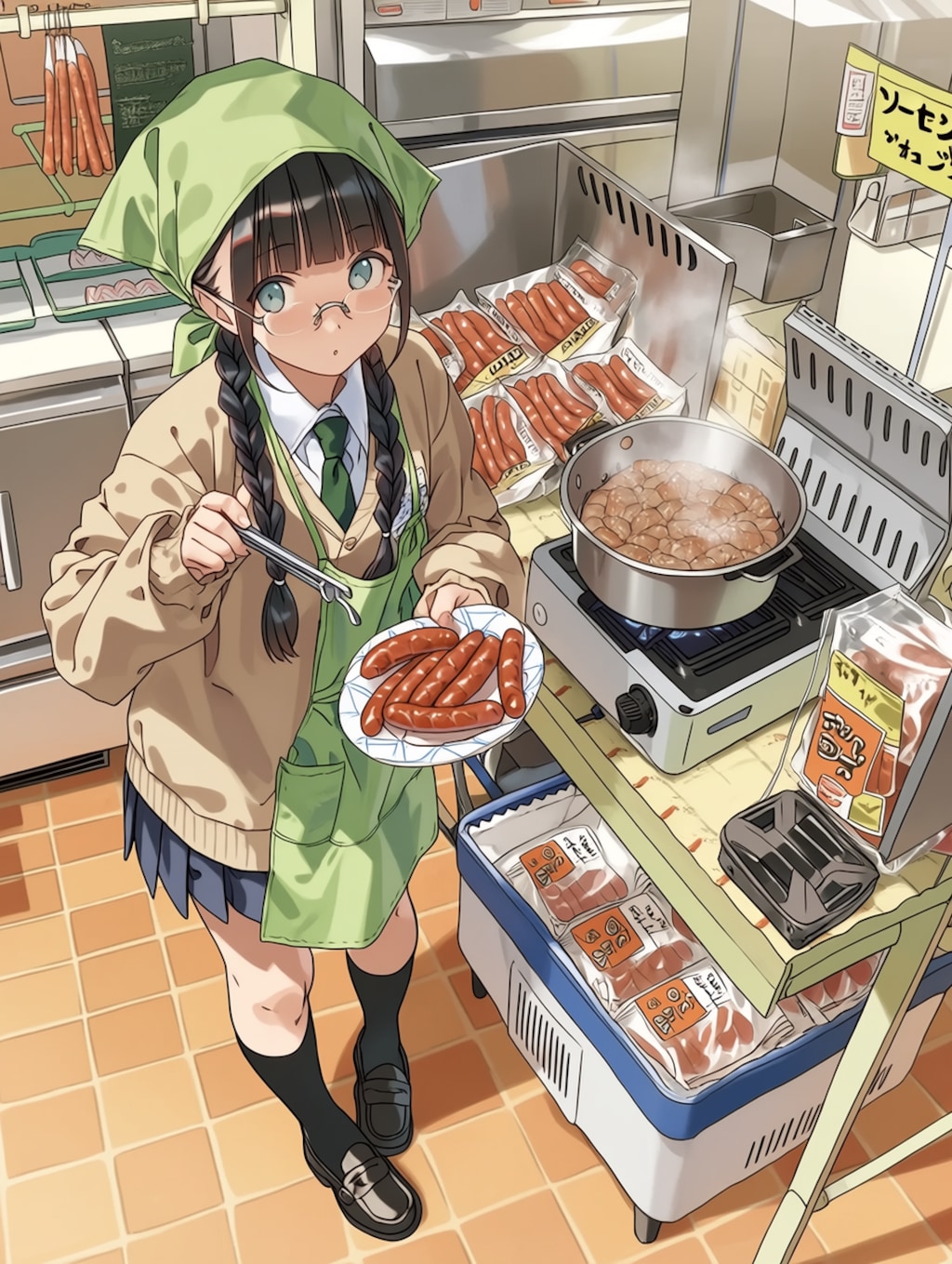 ソーセージの試食やってまーす2