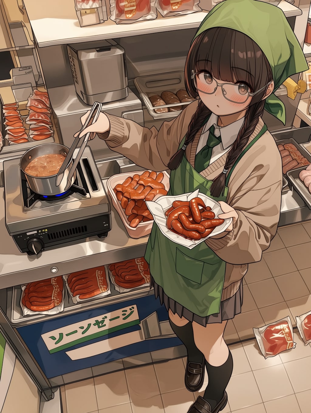 ソーセージの試食やってまーす2