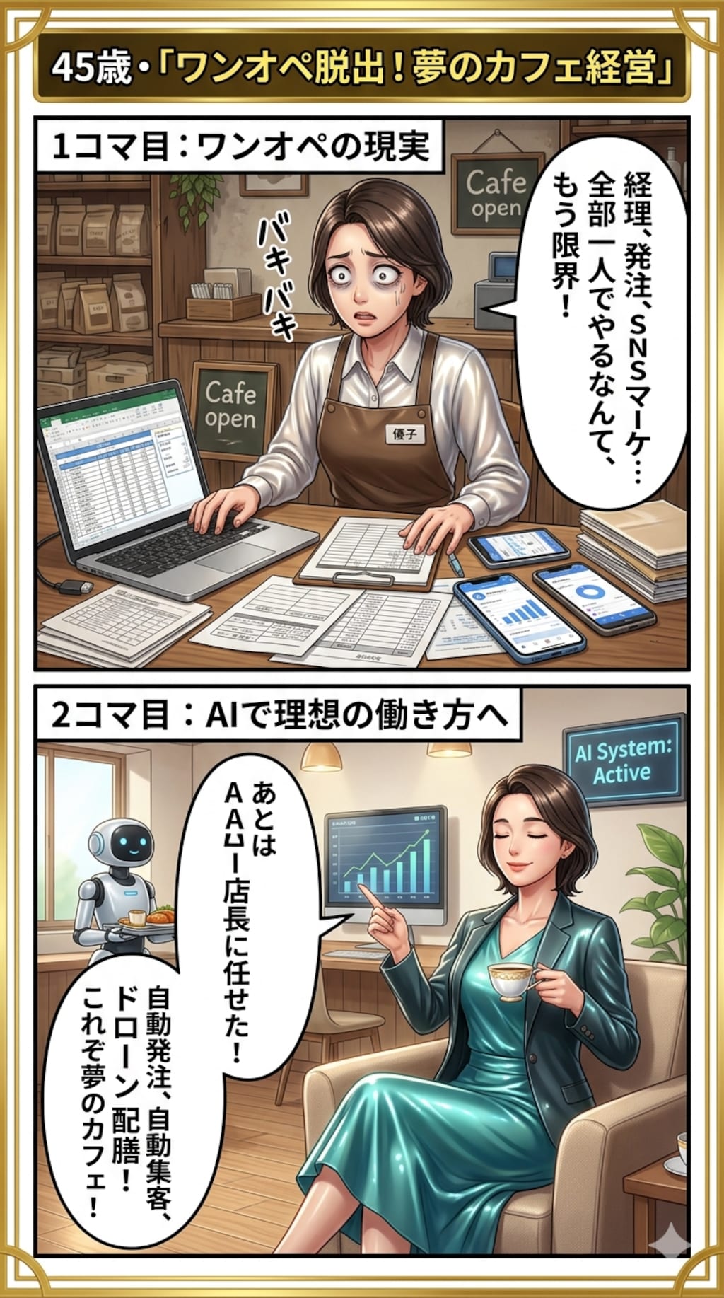 2 コマ漫画2