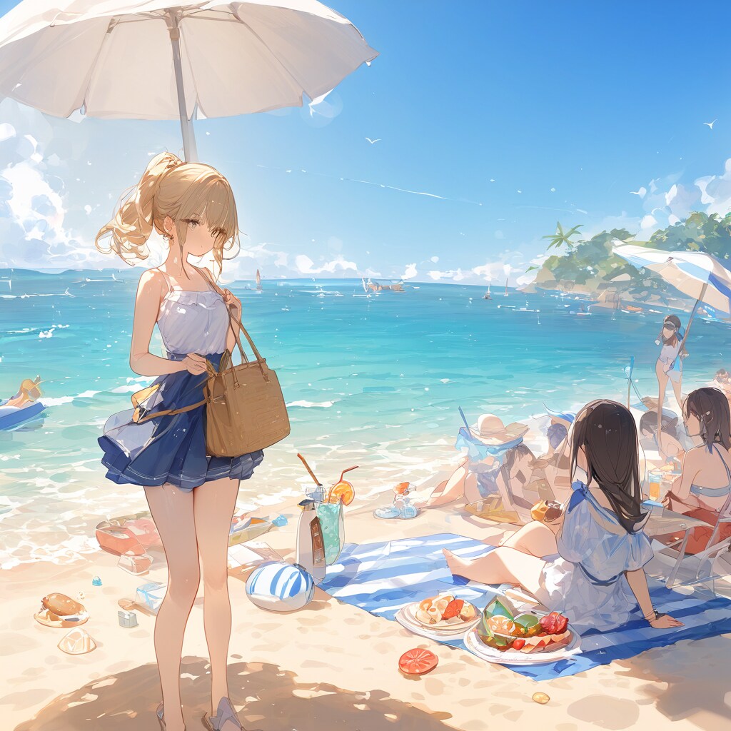 海辺の風景 | の人気AIイラスト・グラビア