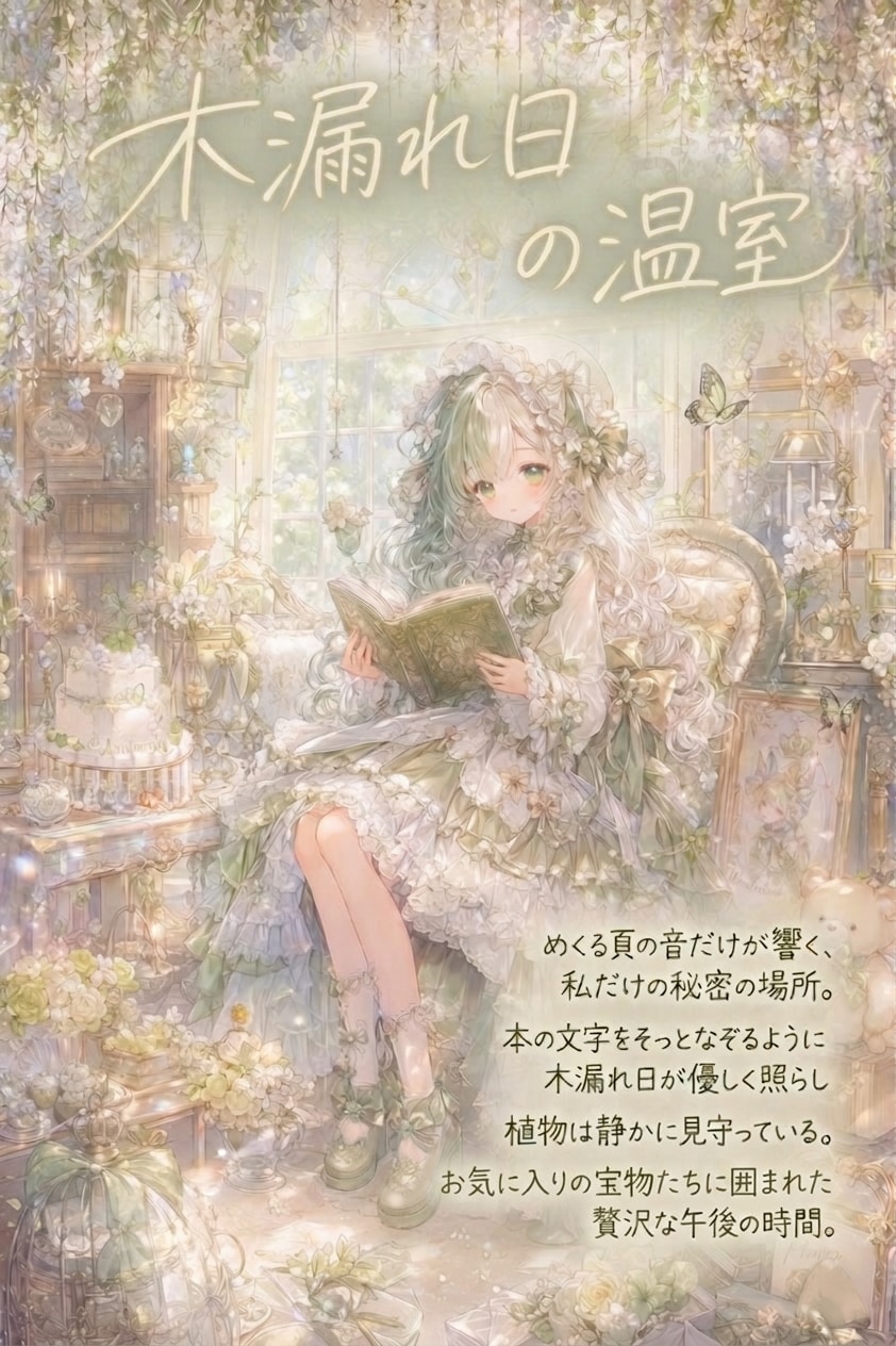 木漏れ日の温室 | の人気AIイラスト・グラビア