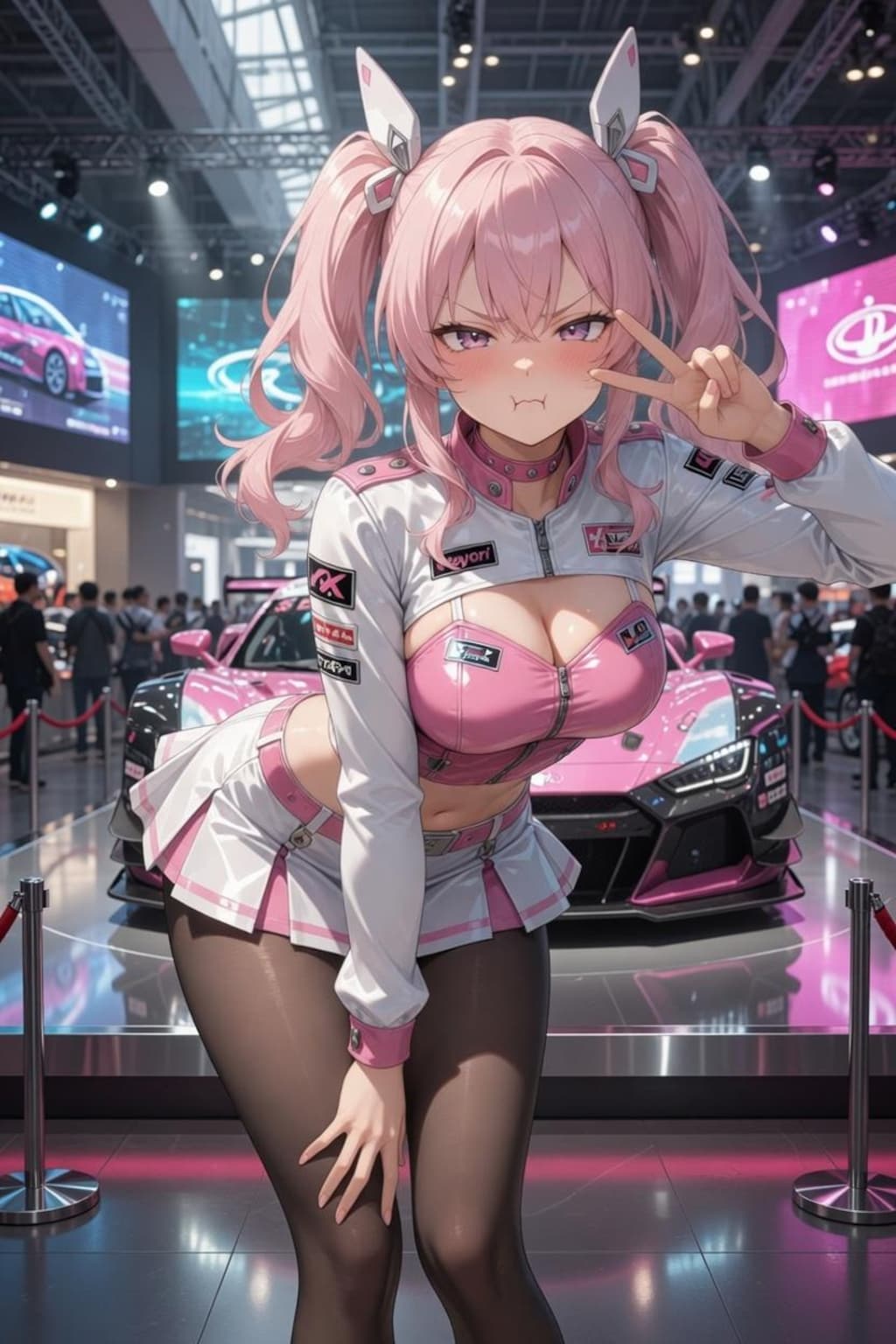 展示会でのお仕事