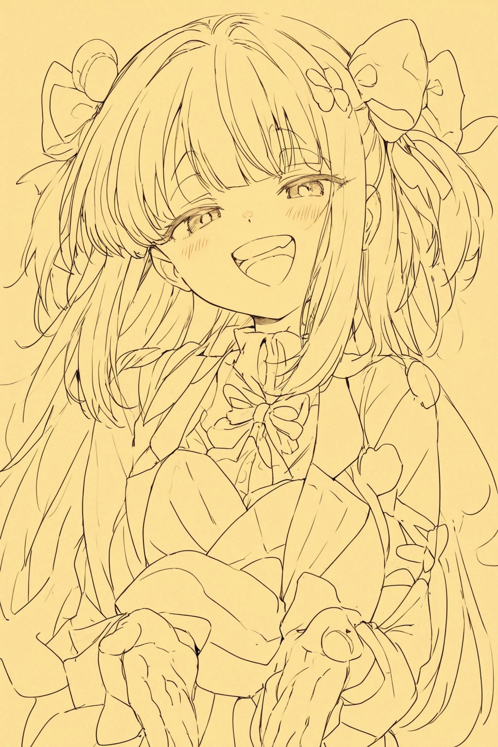線画 | の人気AIイラスト・グラビア