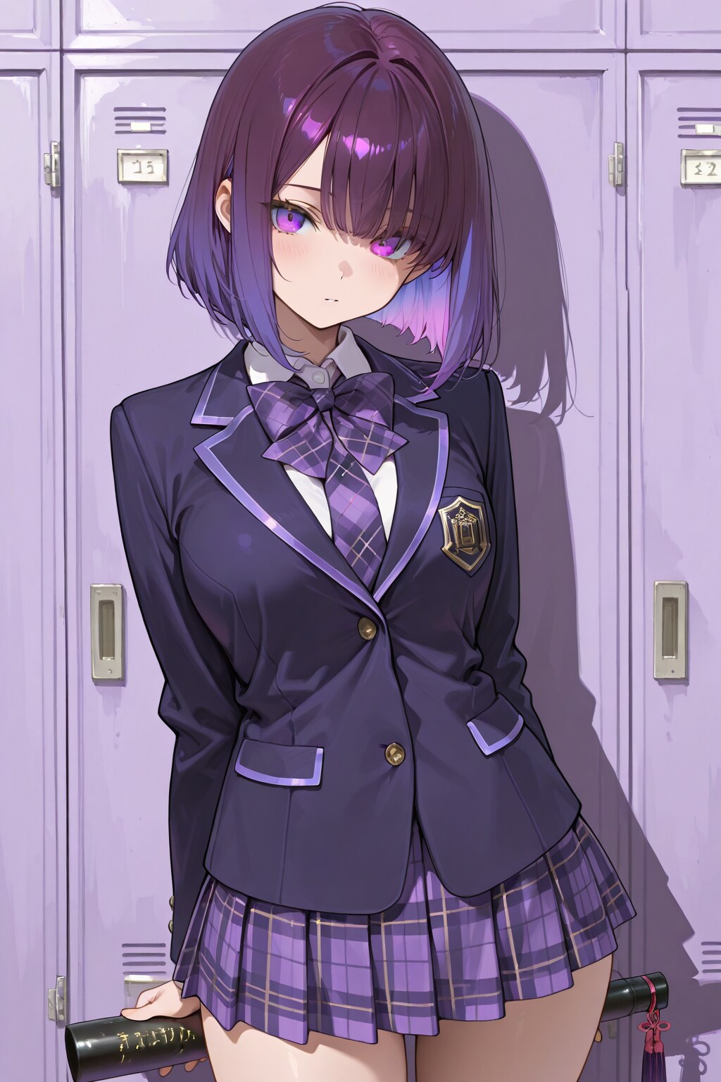 紫色が似合う女の子62