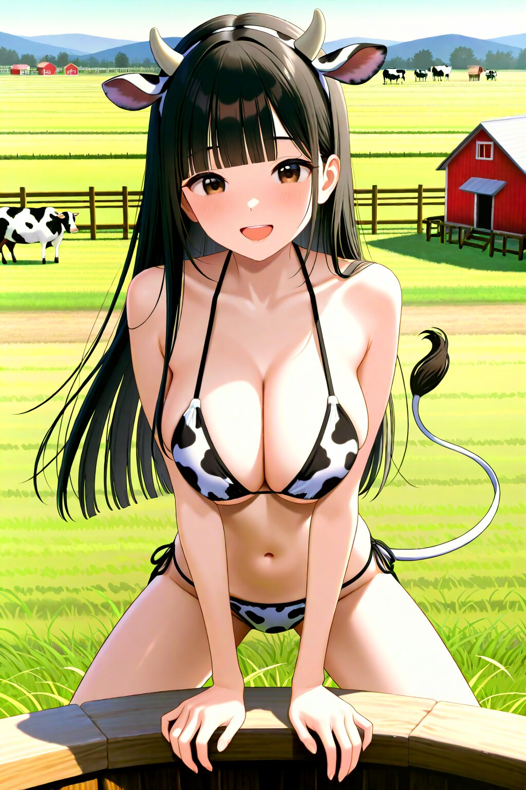 牛ビキニのサキちゃん
