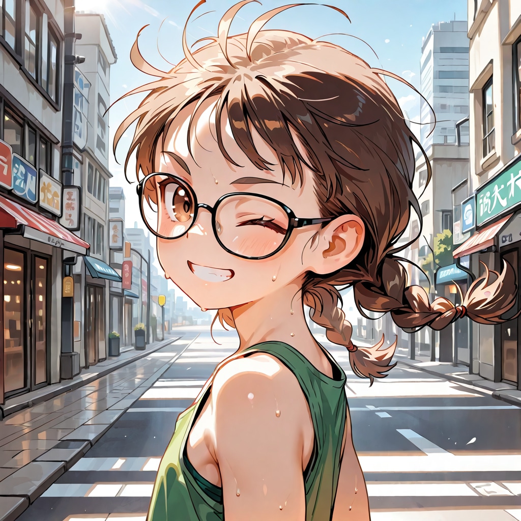 眼鏡三つ編み企画３回目、やります！