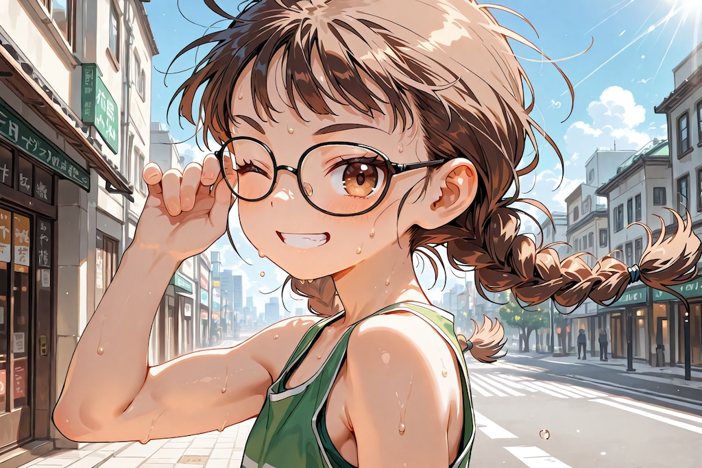 眼鏡三つ編み企画３回目、やります！