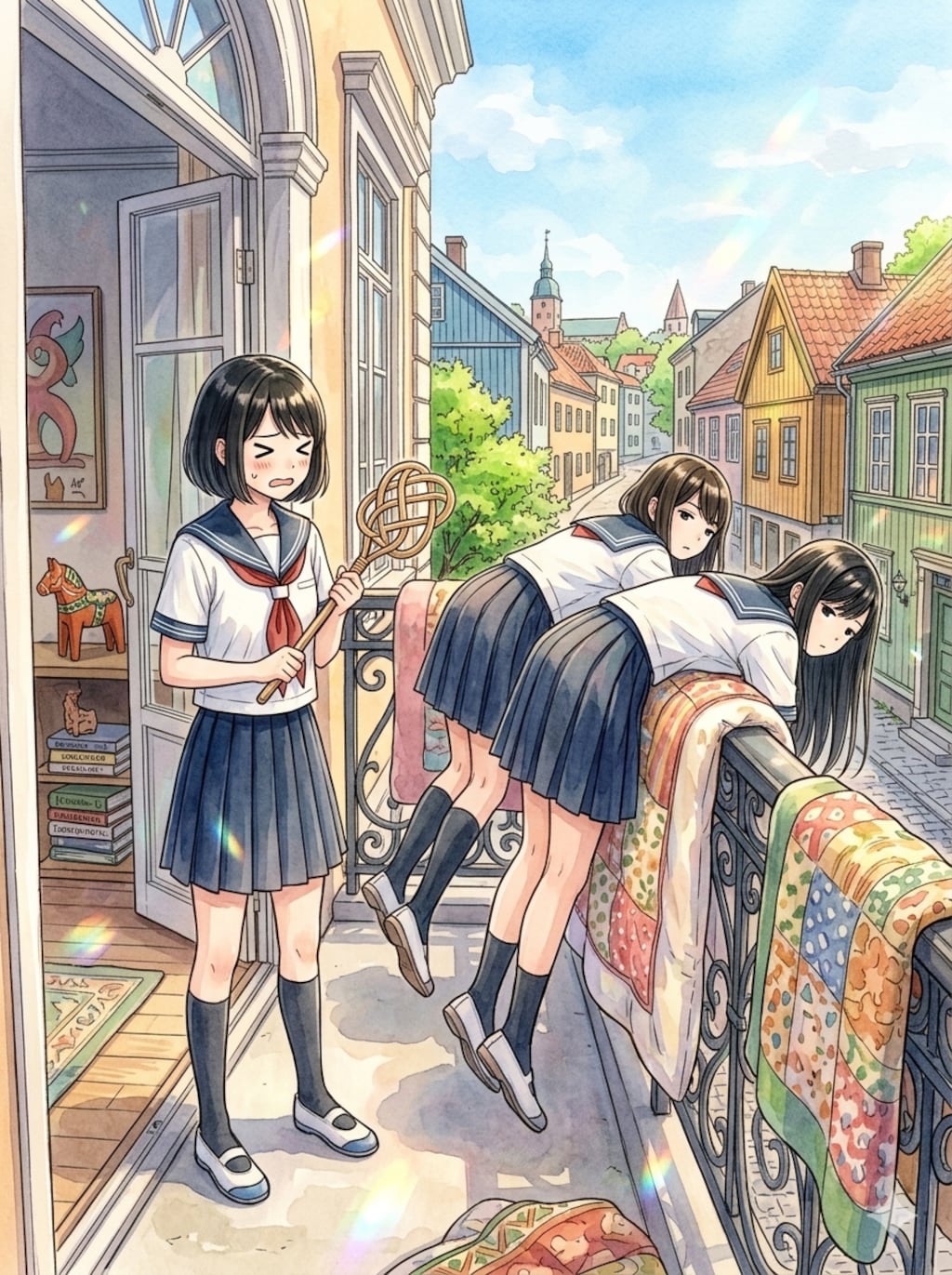 さあお嬢様、その手に持っているもので