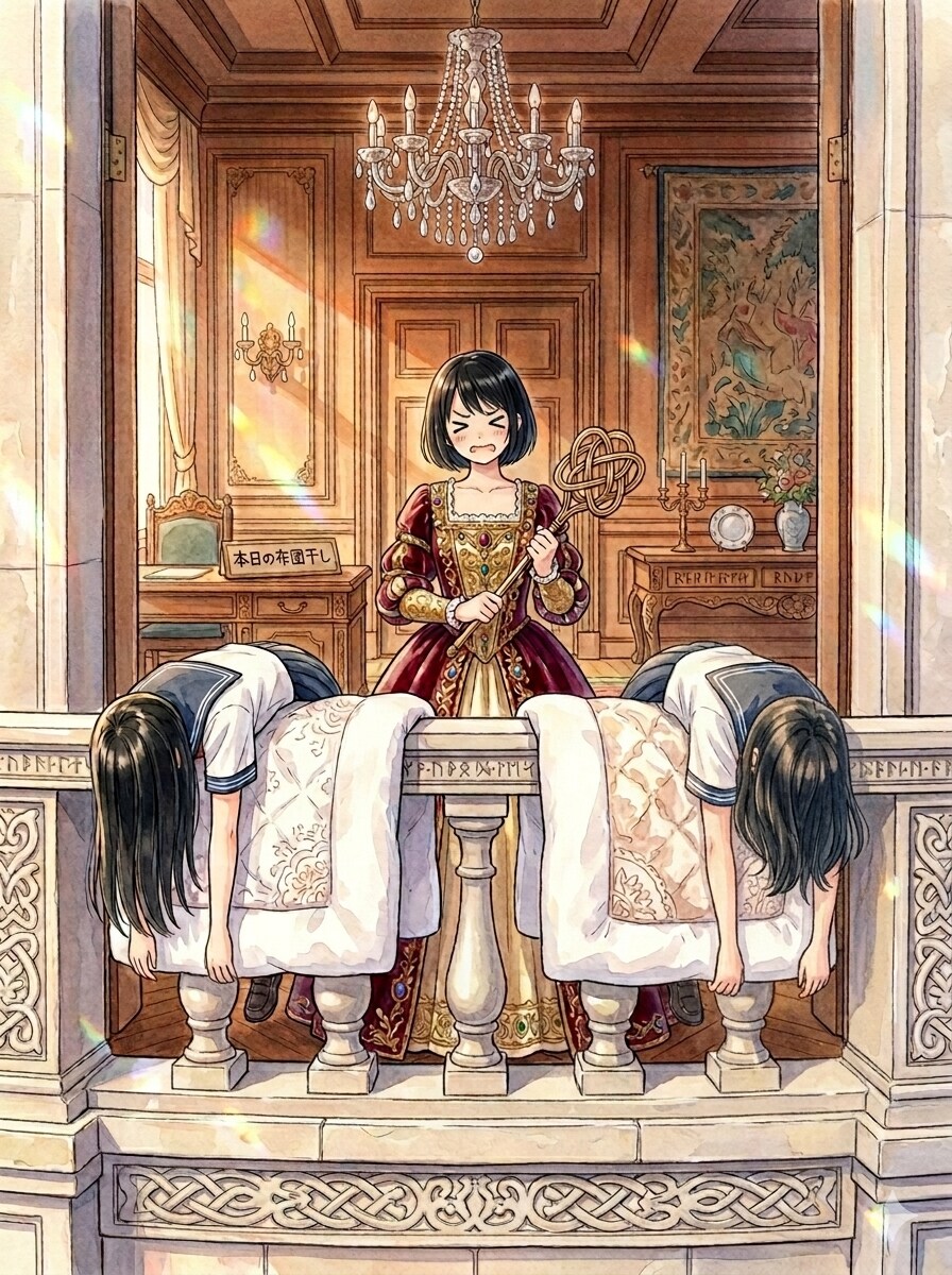 さあお嬢様、その手に持っているもので