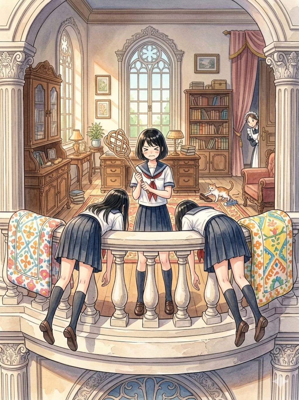 さあお嬢様、その手に持っているもので