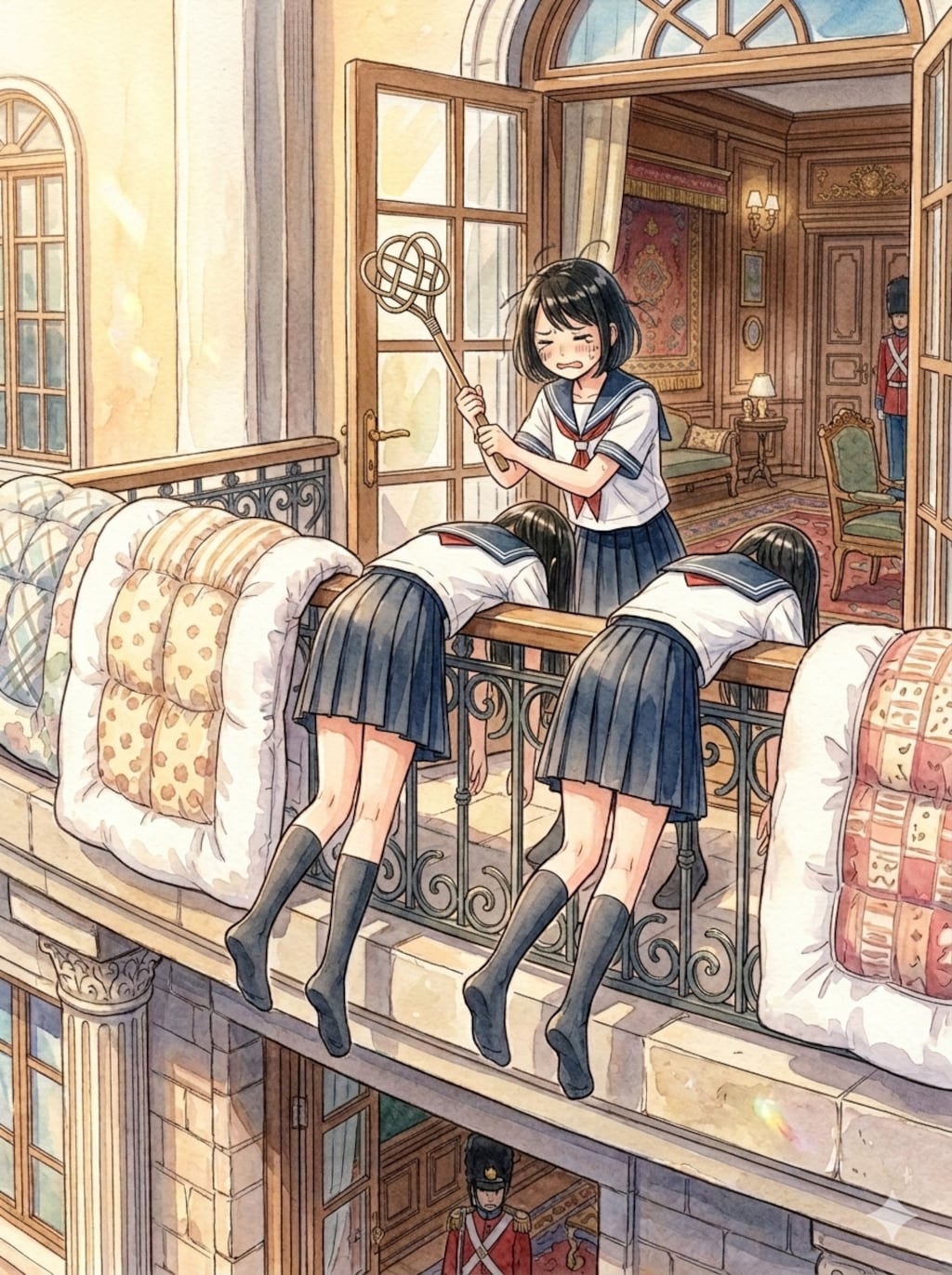 さあお嬢様、その手に持っているもので
