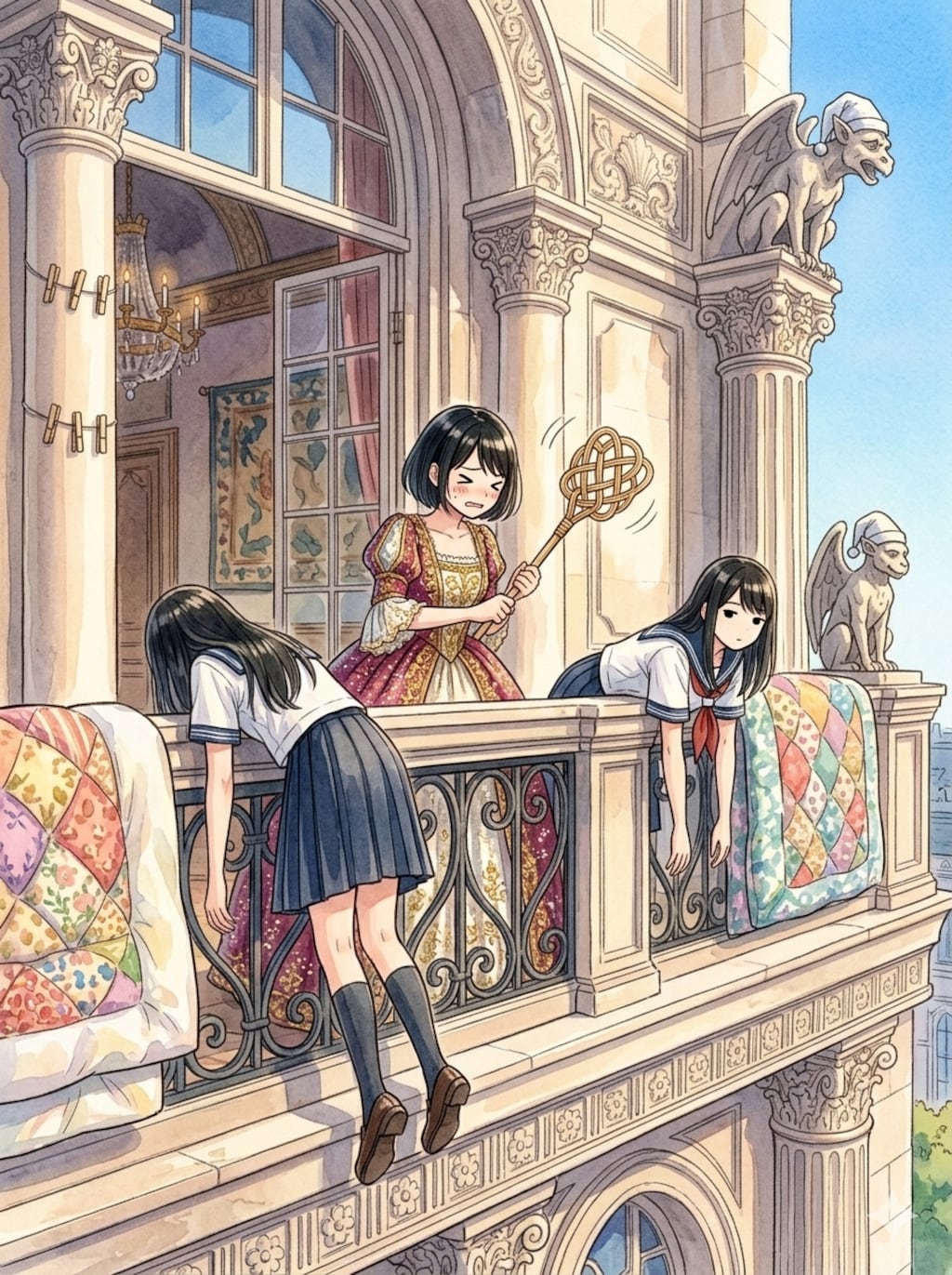 さあお嬢様、その手に持っているもので