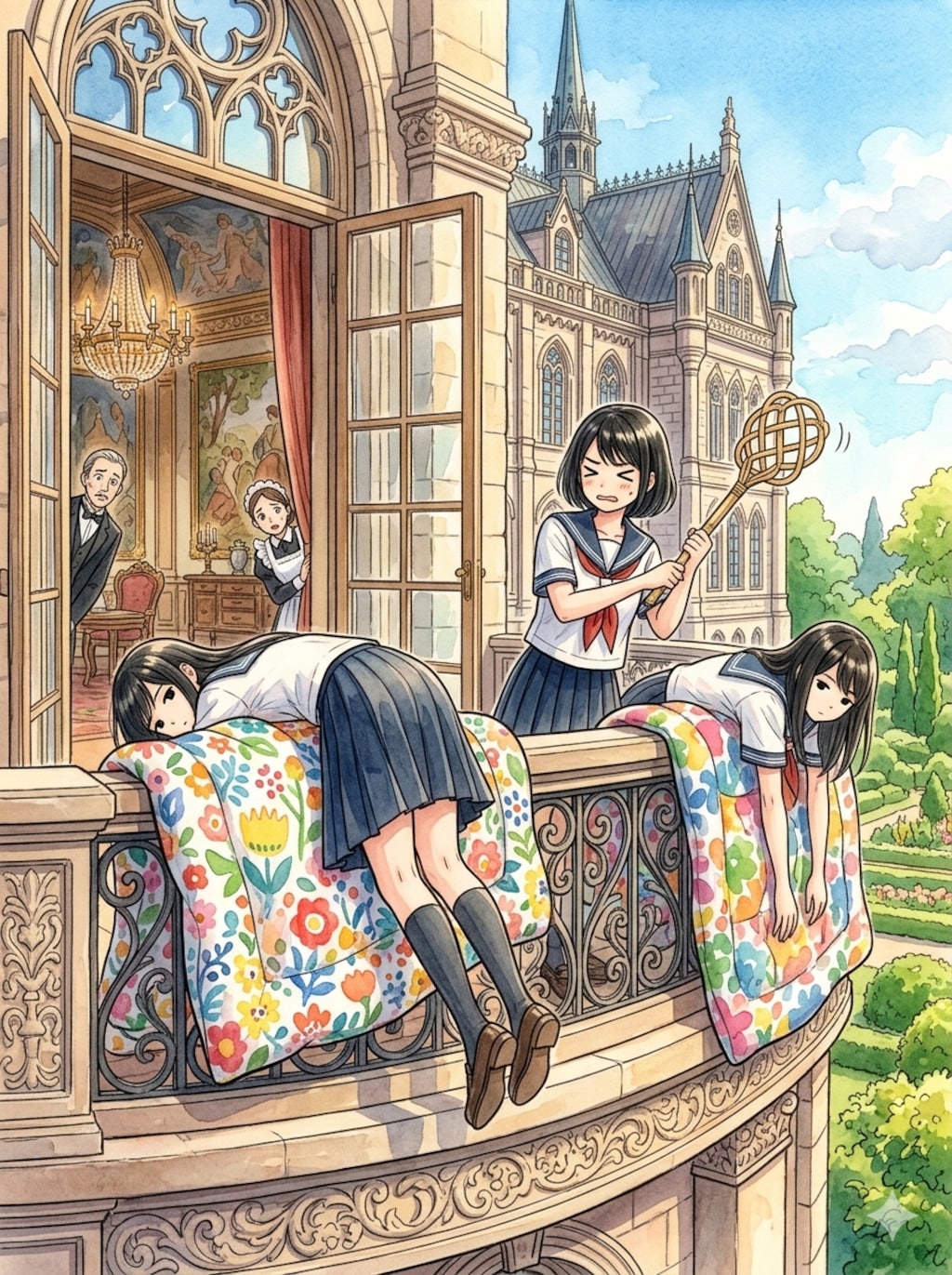 さあお嬢様、その手に持っているもので