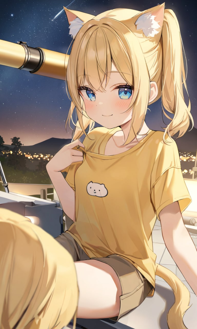 こるり「星はいい」まや「口コミ星が多いのはいい」 | の人気AIイラスト・グラビア