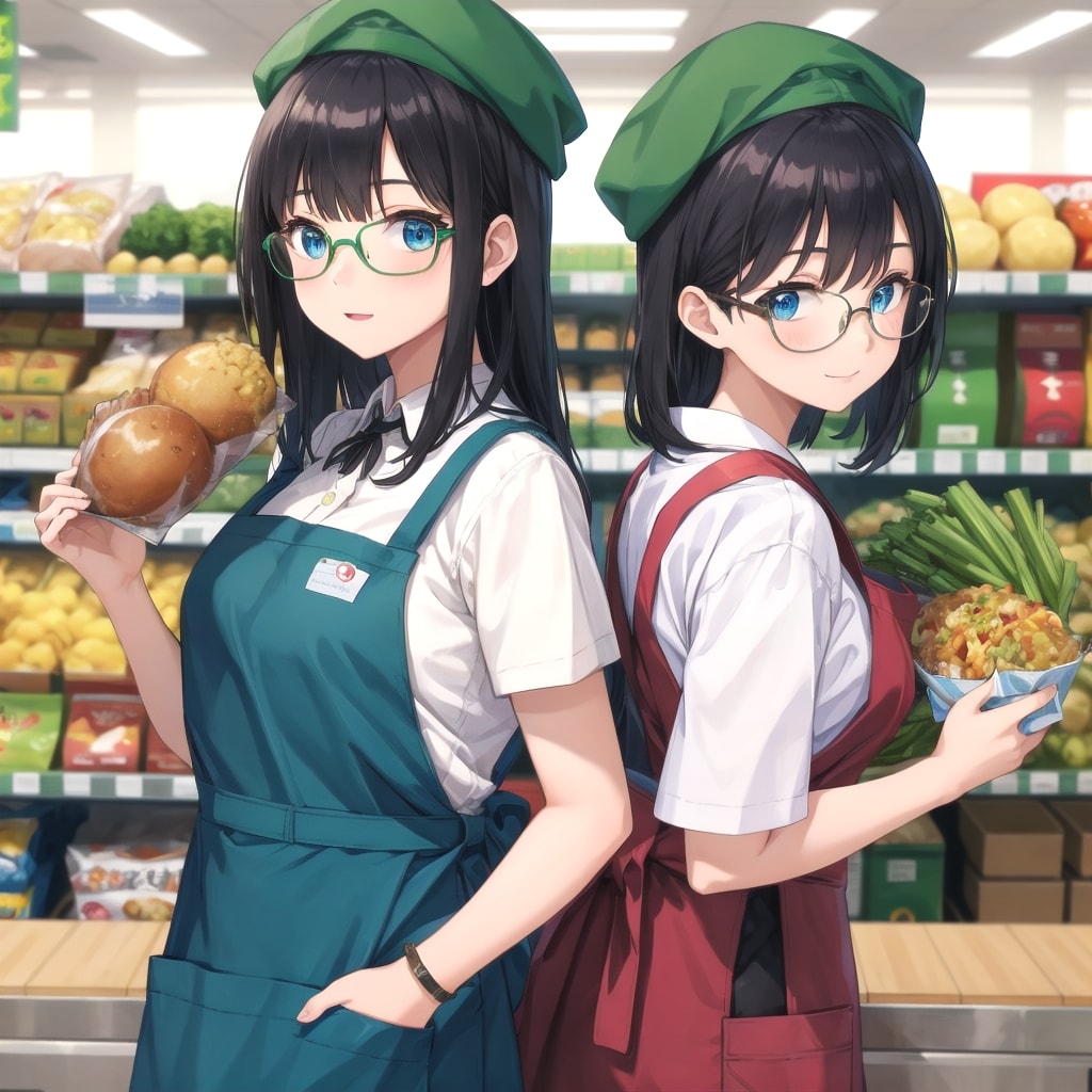 スーパーでバイト